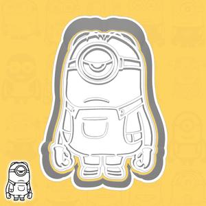 Minions / Despicable Me cookie cutters - Minion (Stuart) (style 4)