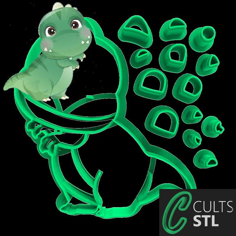 CORTADOR DINOSSAURO BABY 2 - 6cm