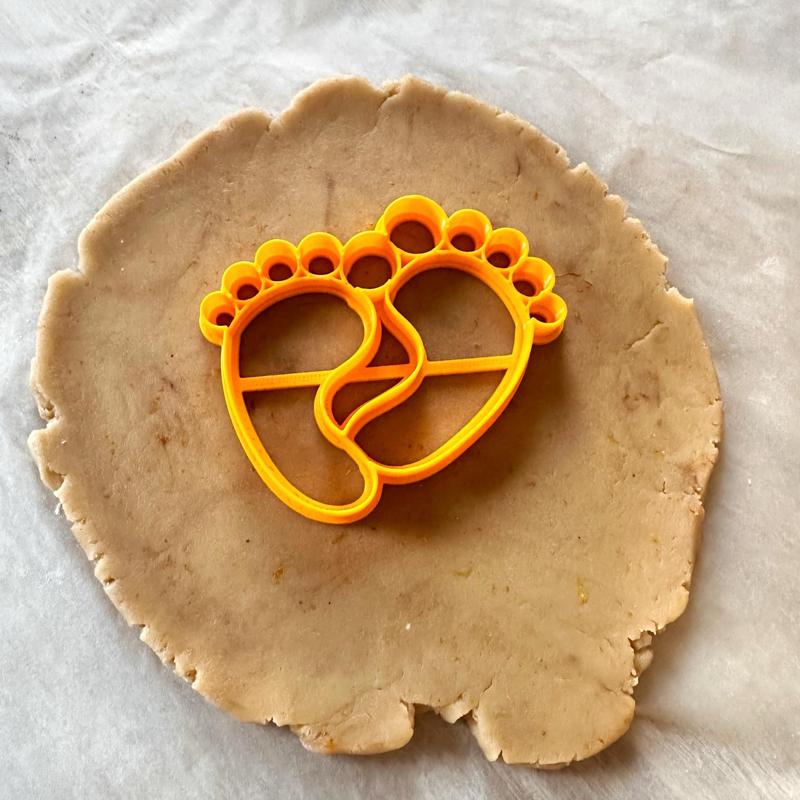Baby Feet Cookie Cutter – STL File for 3D Printing