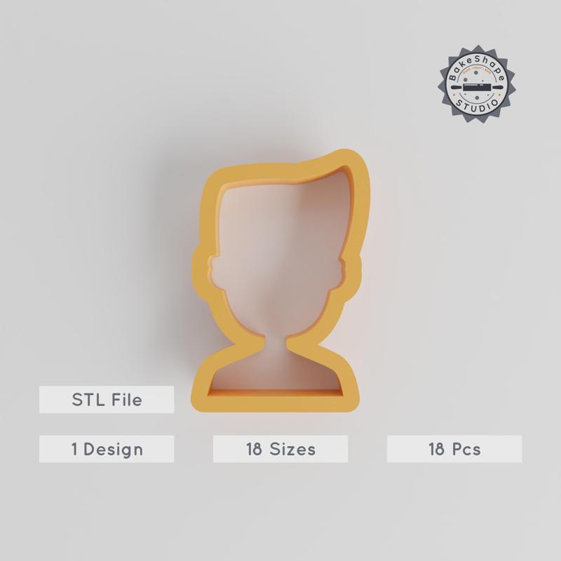 Human Shape Cutter Set, 18-Piece, 0.75"-5.00" Sizes, Perfect for Cookies, Fondant & Clay Projects