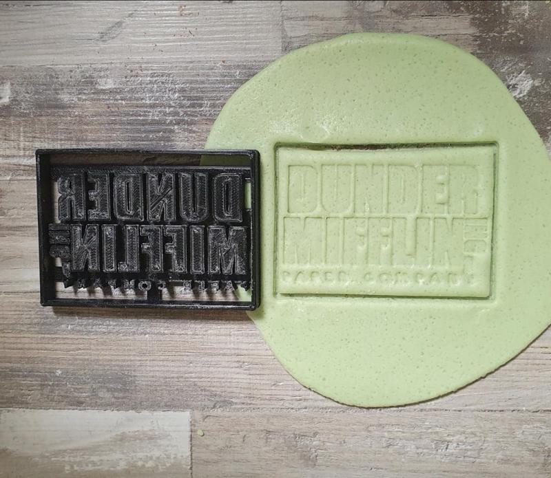 Dunder Mifflin Cookie Cutter The Office Paper Company Cookie Cutter