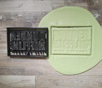 Dunder Mifflin Cookie Cutter The Office Paper Company Cookie Cutter