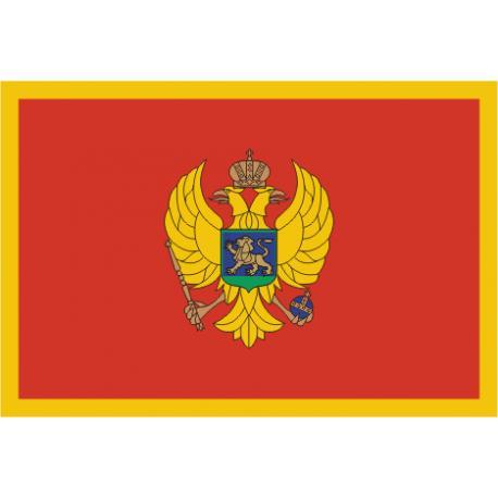 Montenegro flag cookie cutter