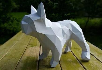 Geometric Frencie/French Bulldog/Bulldog/Bulldog/doggy/doggie/doggie pins/decorative room/dog/decoracion