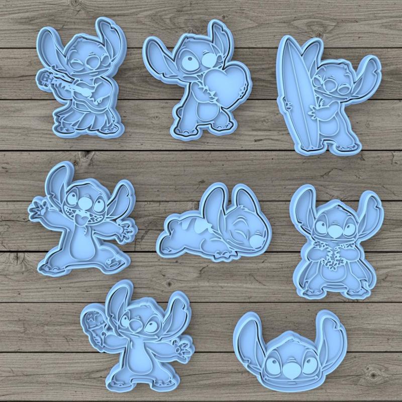 STITCH COOKIE CUTTER SET2