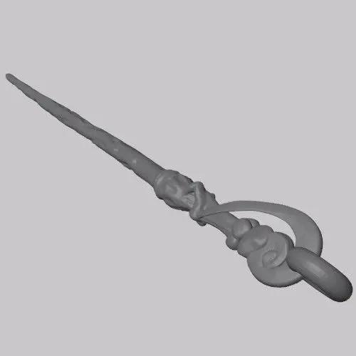 Fleur Delacour Varita  Harry Potter  llavero   wand keychain