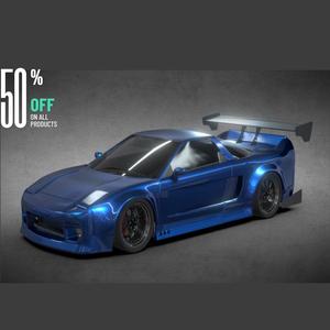 3D Printable Wide-Body NSX