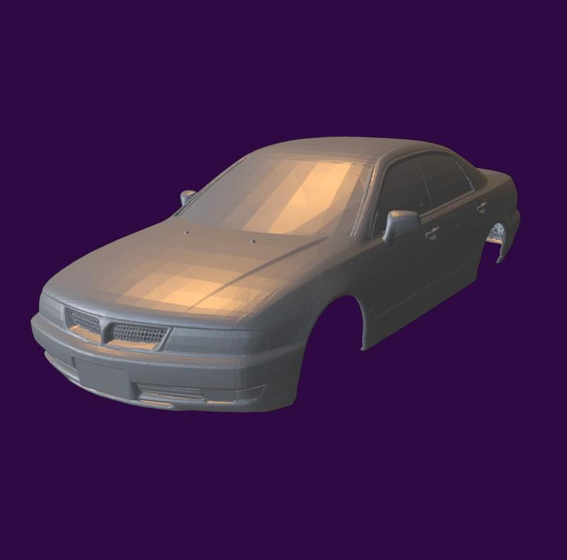 RC BODY MAGNA MITSUBISHI TJ DIAMANTE 3D PRINT STL