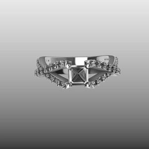 asscher-cut Engagement Ring