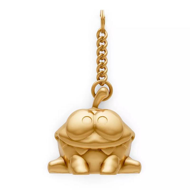 Om nom key holder silver gold jewelry printable 3d model