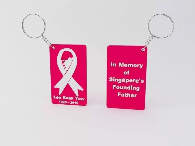 Lee Kuan Yew Keychain