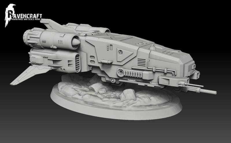 F05A SPECTRE speeder FOR TABLETOP GAMES SPACE SOLDIERS, PRIMARY MARINES