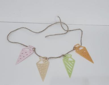 First day of school school child school cone garland