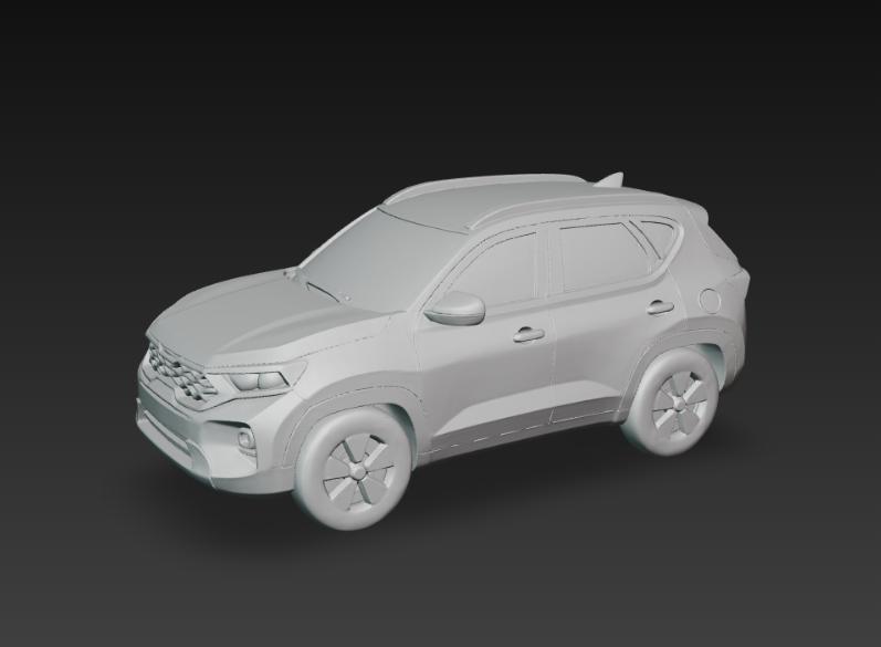 Kia Sonet Car – Modelo 3D de SUV Compacto para Impresión 3D