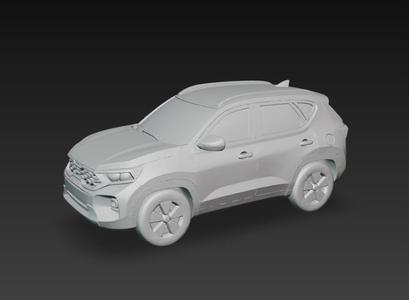 Kia Sonet Car – Modelo 3D de SUV Compacto para Impresión 3D