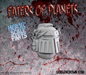 Eaters of Planets Slat Helm with laurels