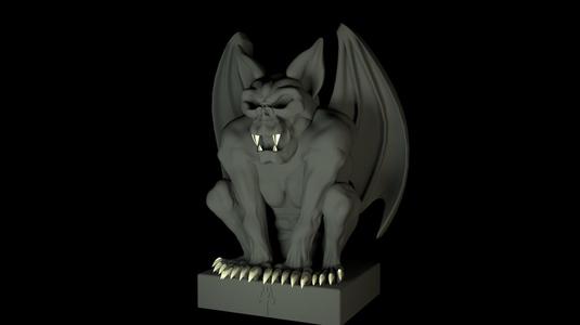 Gargoyle Statue STL