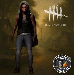 Michonne The Walking Dead Dead by Daylight 3D Printable Model / Michonne The Walking Dead Dead by Daylight 3D Printable Model