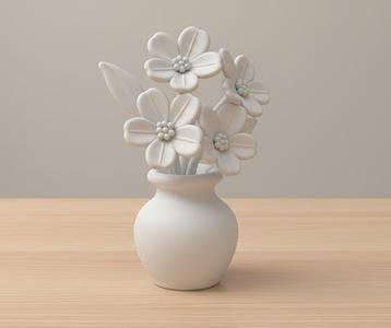 Cartoon Vanity Table 3D Printable 3D print model
