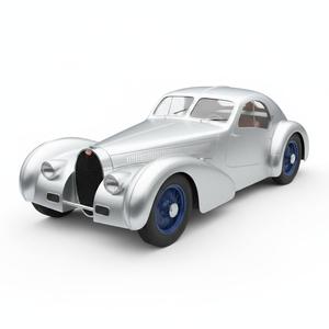 Iconic Atlantic Coupe (1936) 3D Print Model - Vintage Grand Tourer Car for Collectors & Enthusiasts