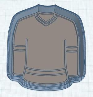 Hockey Jersey Cookie Cutter