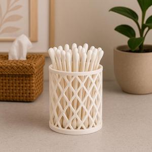Cotton Swab Holder for Countertop