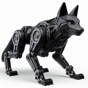 Robotic Dog 3D Print – Futuristic Mechanical Pet Model