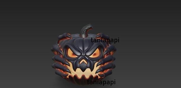 Halloween scary pumpkin