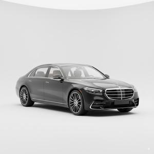 Mercedes-Benz S-Class W223 Luxury Sedan 3D Print Model - High Detail Automotive Scale Replica