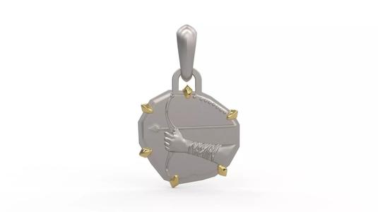 Sagitarius Zodiac Pendant