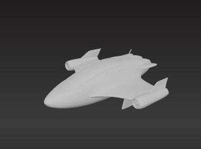 Gosling VTOL Personal Aircraft - Sleek Futuristic Transport & Reconnaissance Vehicle 3D Model