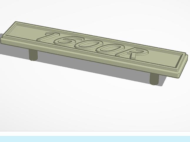 VAZ-BA3-Lada emblem 1600R