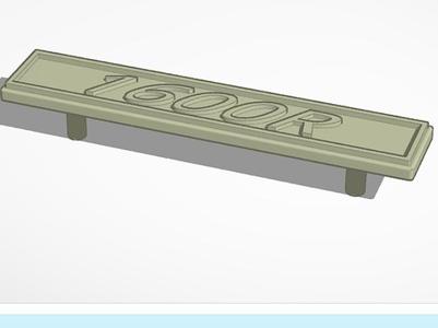 VAZ-BA3-Lada emblem 1600R
