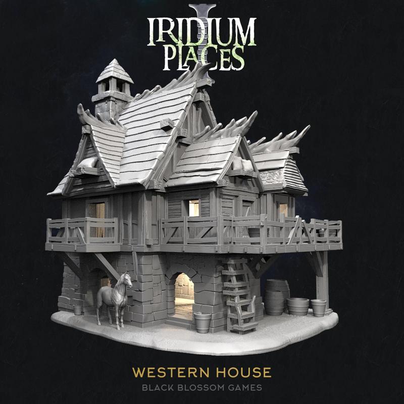 IDP01S05 Western House :: Iridium Places 1 :: Black Blossom Games