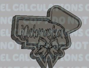 States with Bow Silicone Mold Housing - Nebraska