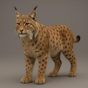 3D Render of a Lynx