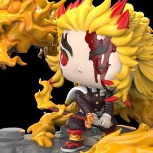 Demon Slayer Rengoku Kyojuro Fire Hashira funko POP fanart ~digital .stl files~