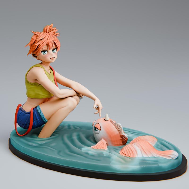 ANIME-Misty -POKEMON - Water -STL FREE