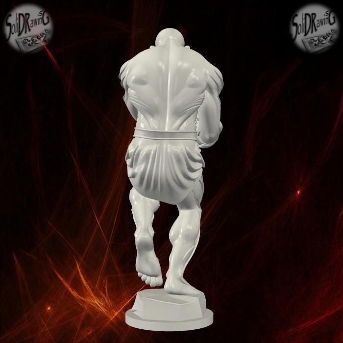 Powerful Male Boxing Fighter Statue – SoliDRawinGs SG801