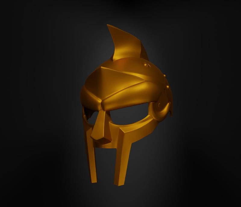 Gladiator Face Helmet Doom Face Mask - Gladiator Armor Part 3D print model