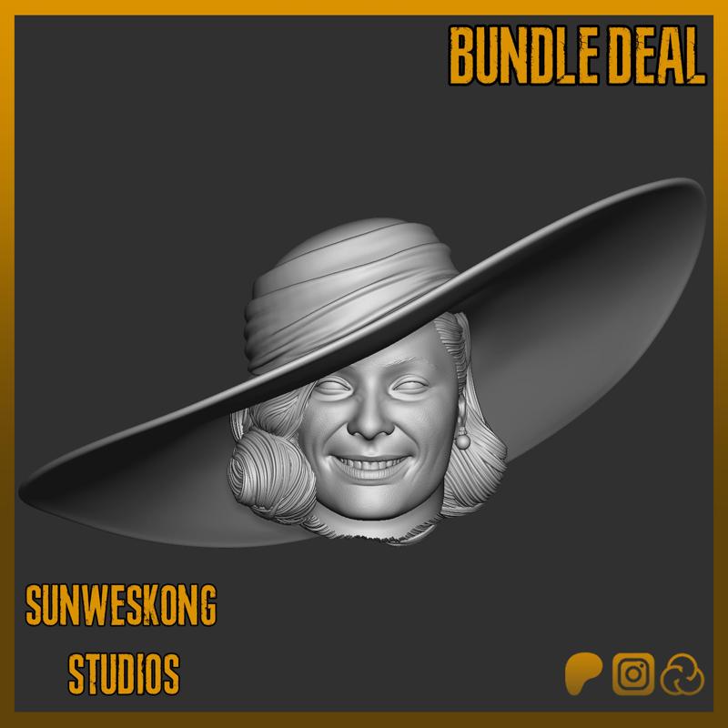 Residual Evil 8 Village Lady Alcina Dimitrescu Headsculpt Bundle Deal