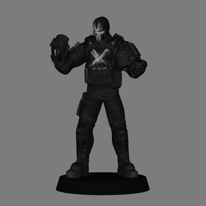 Crossbones - Captain America CIVIL WAR LOW POLYGONS AND NEW EDITION