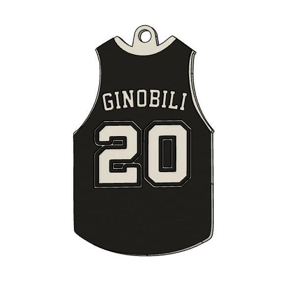 KEYCHAIN KEYCHAIN KEYCHAIN T-SHIRT Ginobili 20