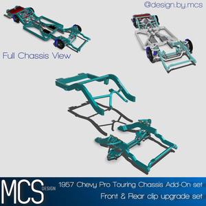 1957 Chevy Bel Air Pro Touring Chassis Update set for 1955 set