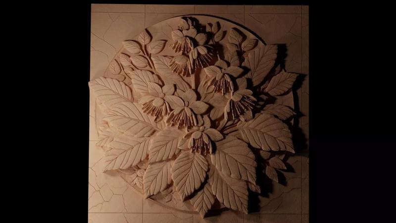 Witch Hazel CNC 3d Print High Relief Sand Casting