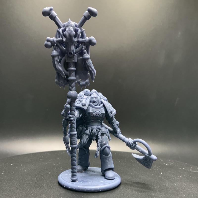 Chapter knights Viking totem bearer