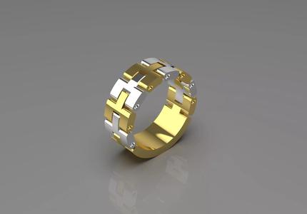 Luxury man Rolex design diamond ring model ror0042