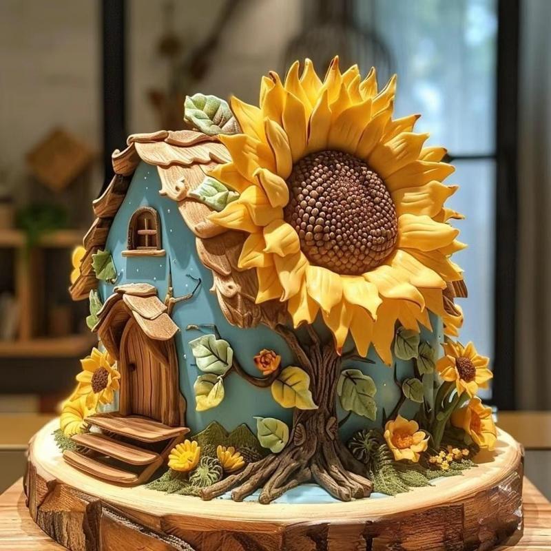 Sunflower-shaped house - 3D model for printing