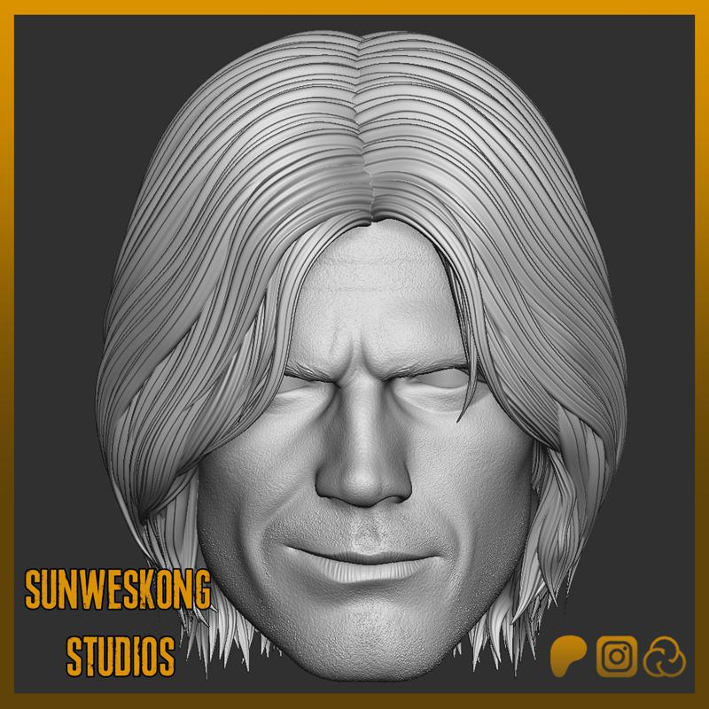 Devil May Cry 5 Dante Smirk Headsculpt