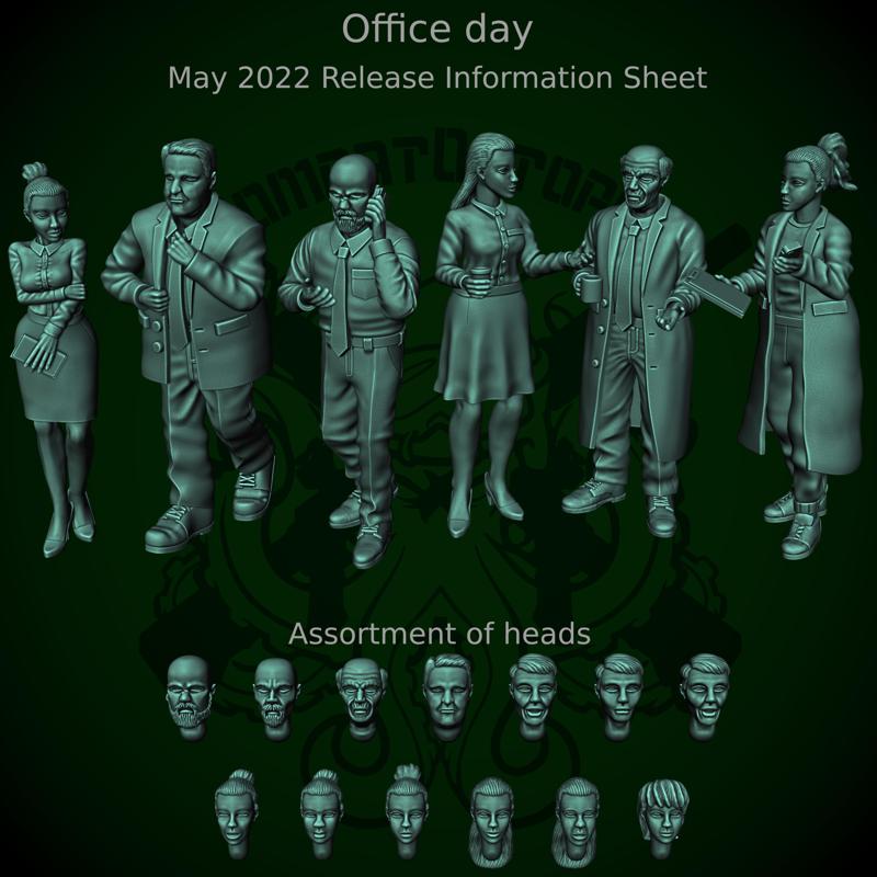 Patreon pack 11 - May 2022 - Office day